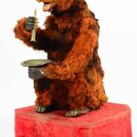 Musical Automaton Bear with Horn and Bowl