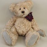 1997 MINT "HAVERSHAM" IVORY MOHAIR BEAR BY ARTIST