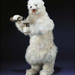 A Rouellet & Descamp musical drinking polar bear automaton