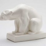 Polar bear figure by Wedgwood & Sons