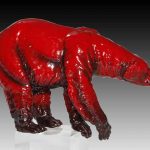 Flambe Polar Bear Unrecorded Figurine