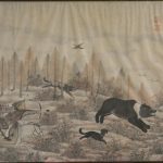 Chinese Painting of Bear Hunting Scene